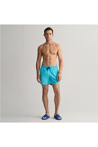 Gant Erkek Mavi Classic Fit Mayo Şort