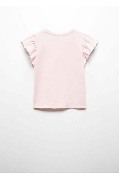 MANGO Kids Kurzärmliges T-Shirt mit Rüschen