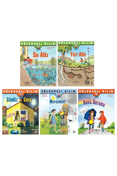 TÜRKİYE İŞ BANKASI KÜLTÜR YAYINLARI İş Bankası Eğlenceli Bilim Serisi 5 Kitap