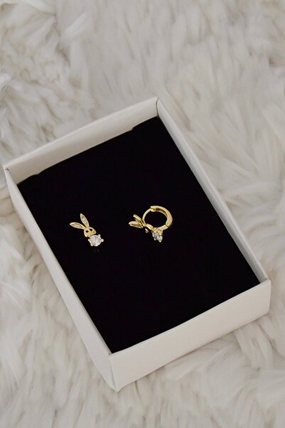 ATELİER GİZEM Xuping kararmaz gold halka çelik çocuk küpesi