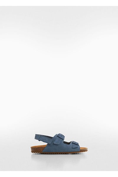 MANGO Kids Sandalen aus Leder mit Schnalle
