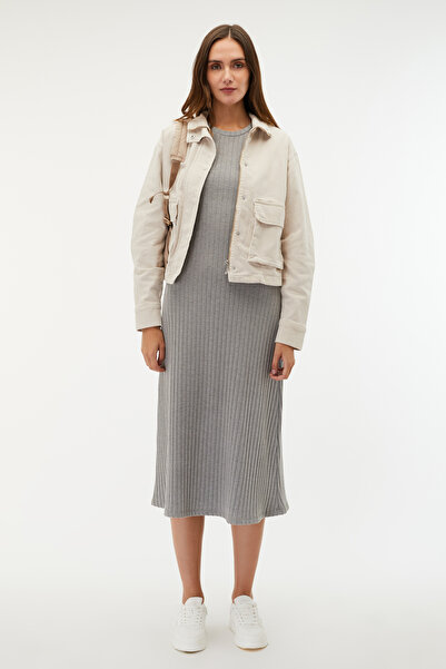 Mudo Vertical Collar Double Pocket Jacket