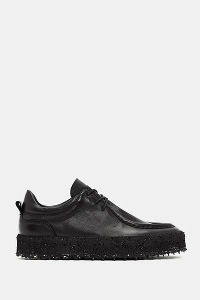Bestyle Tenis Paris negru din piele naturală pentru femei