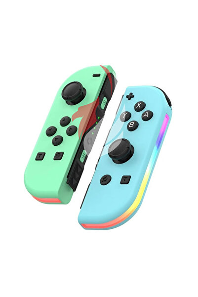 RAYTENG Switch Oled Lite Uyumlu Rgb Işıklı Titreşimli Uzun Şarjlı Joy-con