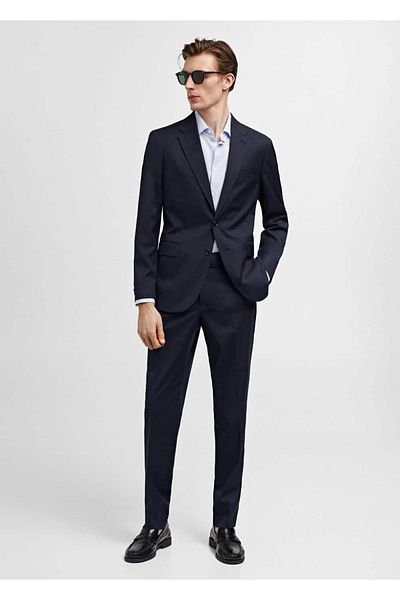 MANGO Man Μπουφάν Comfort Stretch Fabric Slim-Fit Blazer