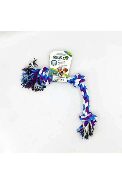 Eurodog Floss Three Knots Purple Blue White 30cm Hnzrn