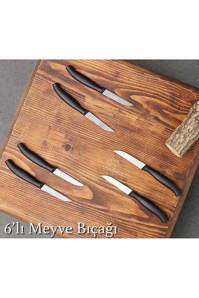 lawrenceshop 6-Piece Serving Fruit Knife Breakfast Knife