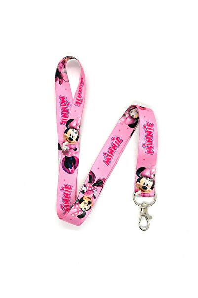 Sağlıkçı Shopping Minnie Mouse 3 Temalı Boyun İpi Kart Askısı