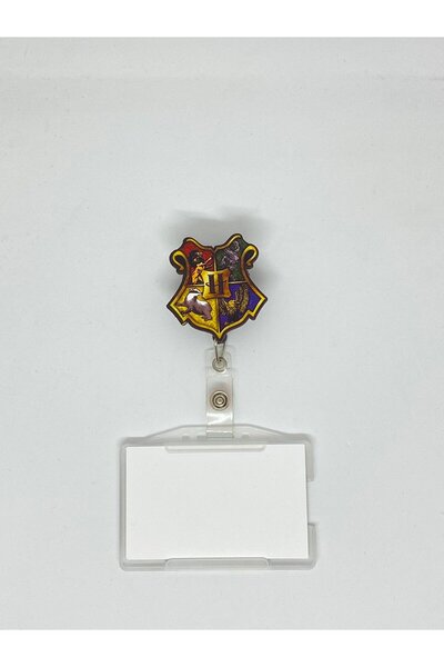 Sağlıkçı Shopping Σχολικό λογότυπο Χάρι Πότερ Χόγκουαρτς Θήκη κάρτας Yoyo Πιν...