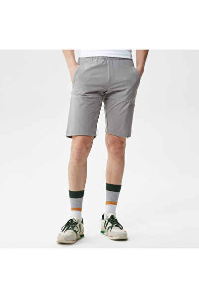 Lacoste Erkek Slim Fit Gri Bermuda