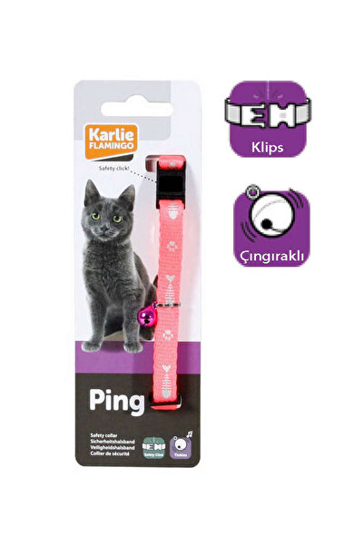 Karlie Msa-Shop Cat Collar Ching. 30cm Pink