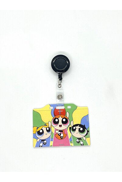 Sağlıkçı Shopping حافظة بطاقات أفقية ذات طابع خاص من PowerPuff Girls مكونة من...