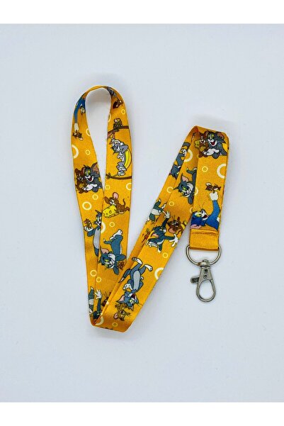 Sağlıkçı Shopping Tom&Jerry Temalı Boyun İpi Kart Askısı