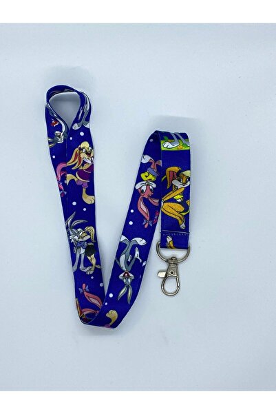 Sağlıkçı Shopping Bugs Bunny Temalı Boyun İpi Kart Askısı