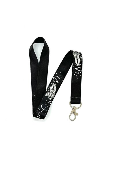 Sağlıkçı Shopping حزام تعليق البطاقات على شكل رائد فضاء بتصميم جالاكسي