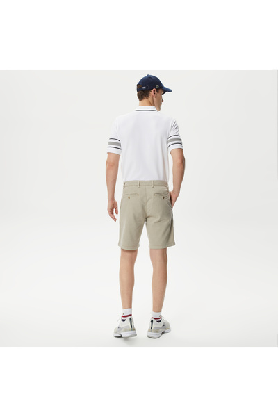 Lacoste Erkek Slim Fit Kahverengi Bermuda