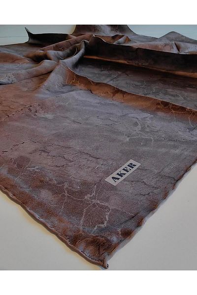 Aker 2025 Kiş Sezonu Μεταξωτό Κρεπ Σατέν Φουλάρι - 8925701-332