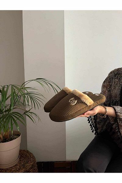 Behtah Kundura Ανδρικές χειμερινές παντόφλες με κλειστό μπροστινό μέρος Casual παντόφλες εσωτερικού χώρου Πακέτο προίκας