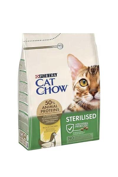 Cat Chow Sterilised Tavuklu Kısırlaştırılmış Kedi Maması 3 Kg - Petshopundan