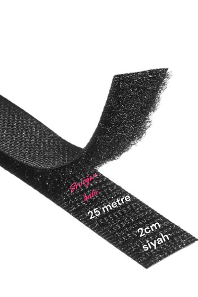 erdoğan hobi 2cm 25mt Κορδέλα Velcro Προσαρτήσιμη - Αμερικάνικο φερμουάρ, πολλαπλών χρήσεων