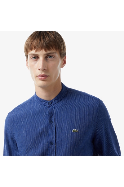Lacoste Erkek Regular Fit Lacivert Gömlek