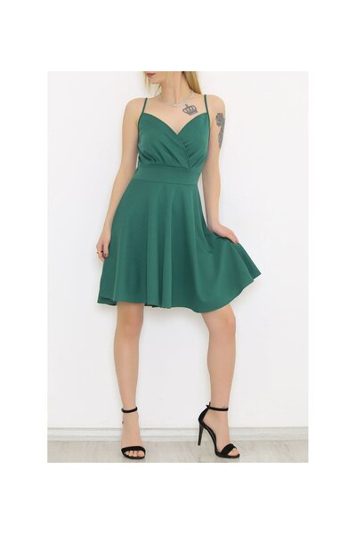 civetta Strappy Dress Green