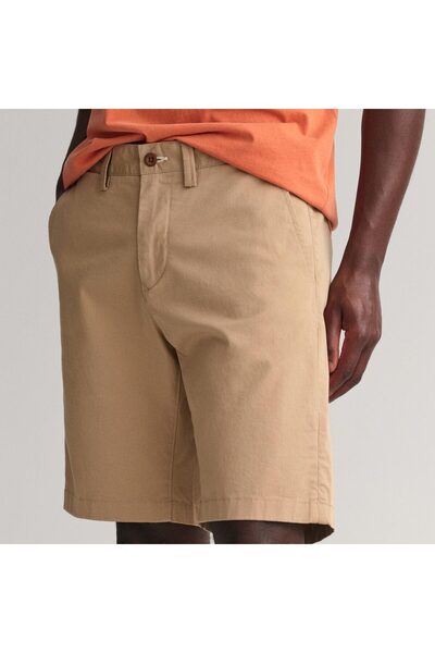Gant Erkek Bej Slim Fit Şort