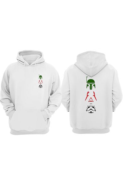 THEWERT Unisex Wader Πράσινο Κόκκινο Λευκό Φούτερ με στάμπα - Κανονική εφαρμογή