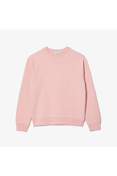 Lacoste Classic Kadın Pembe Sweatshirt