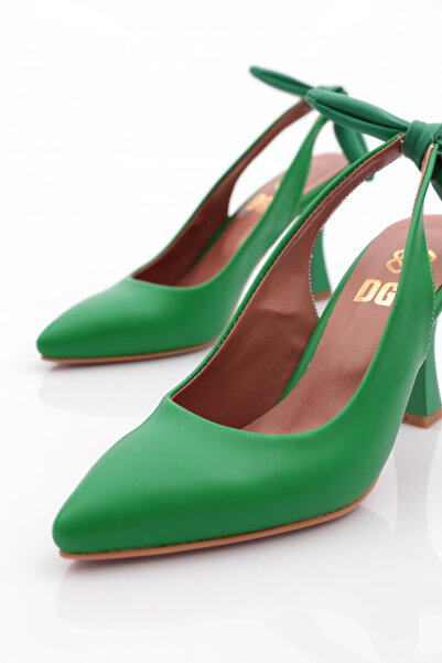 DGN Kadın Abiye Ayakkabı Yeşil 81221029