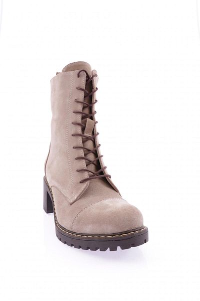 DGN Genuine Leather Mink Suede Women's Boots