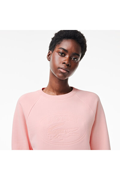 Lacoste Classic Kadın Pembe Sweatshirt