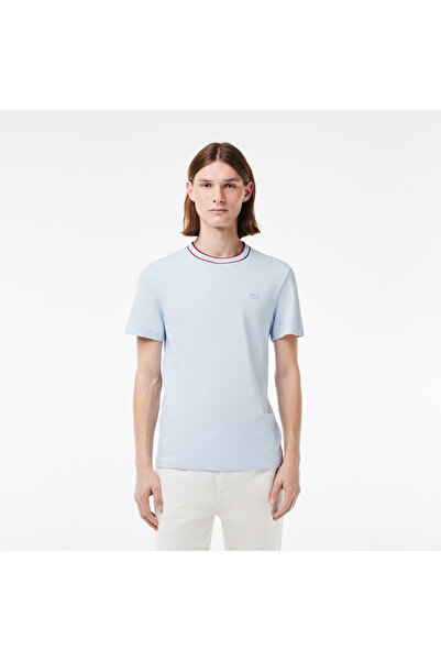 Lacoste Erkek Regular Fit Bisiklet Yaka Açık Mavi T-Shirt