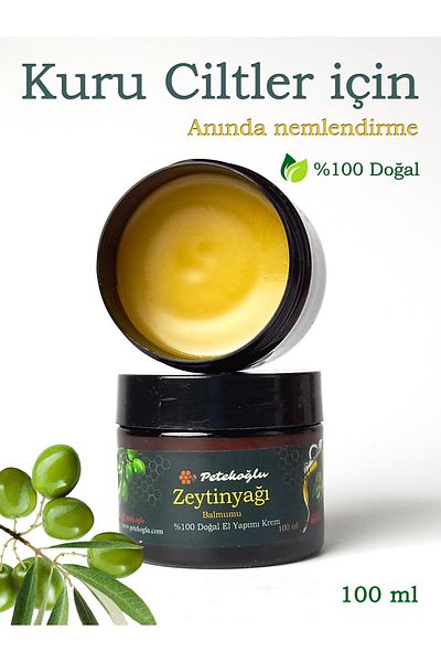 Petekoğlu (100ML) 100% Natural Handmade - Olive Oil Beeswax Moisturizing Cream