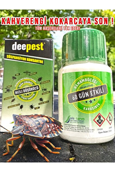 Deepest Kahverengi Kokarcao Böceği,gümüş,pire,kalorifer,bit,hamam Ve Tüm Böcekler Için Anında Çözüm Ilacı