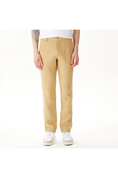 Lacoste Erkek Slim Fit Chino Bej Pantolon