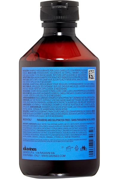 Davines Antioxidant Rebalancing Scalp Cleansing and Purifying Shampoo - 8.45Flozbeautysecretsq7