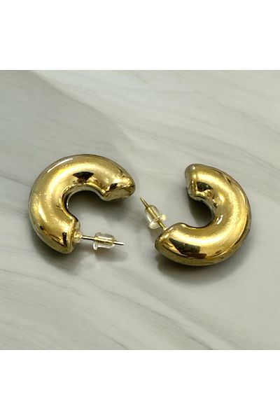 Chantaky 107 153 Gold Hoop Earrings