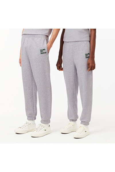 Lacoste Unisex Relaxed Fit Gri Eşofman Altı