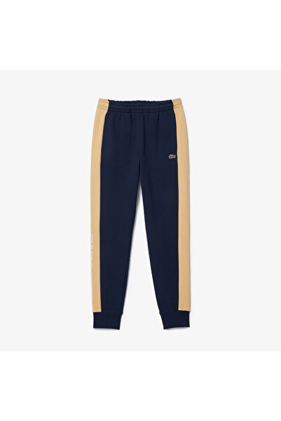 Lacoste Erkek Tapered Fit Renk Bloklu Lacivert Eşofman Altı
