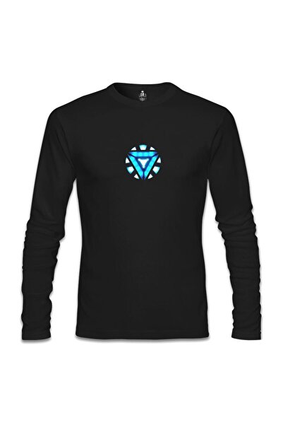 Lord T-Shirt Arc Reactor 1 Siyah Erkek Sweatshirt