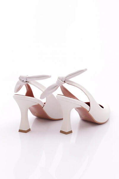 DGN Kadın  Abiye Ayakkabı Beyaz 81221029