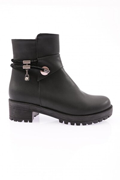 DGN Women's Ankle Part Buckle Trend Ankle Boots 20K Black 716212668