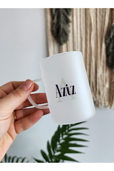 happy mountains İsme Özel Kişiye Özel Buzlu Sade Düz Çay Bardağı Çay Fincanı