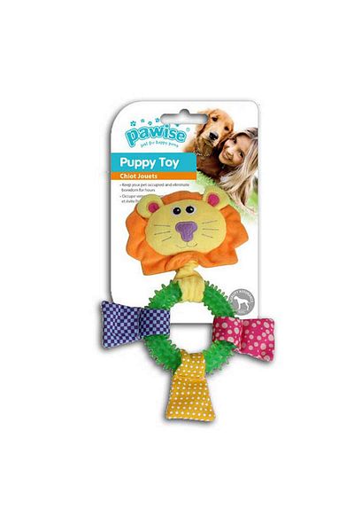 Pawise Puppy Ring Lion Toy 26 cm Hnzrn