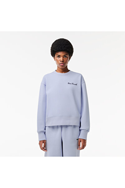 Lacoste Κλασικό γυναικείο μπλε φούτερ