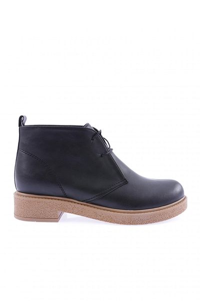 DGN Women's Black Lace-up Boots 302