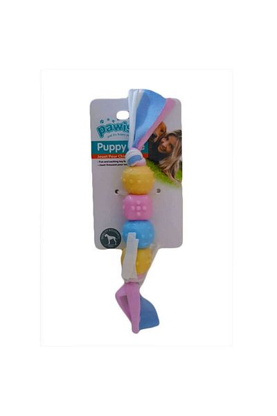 Pawise Puppy Life Teething Toy Drawstring Ball Dpmah