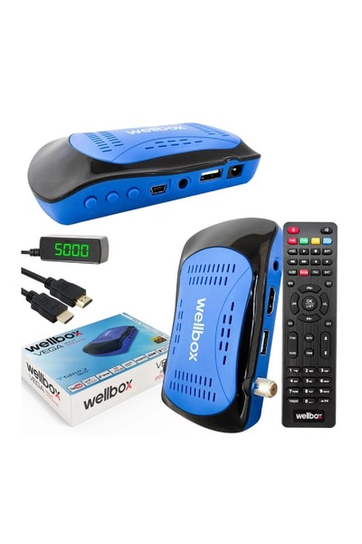 Class Wellbox Vega Uydu Alıcısı Tv Wi-Fi İnternet HDMI 1080P Çanaksız Uydu