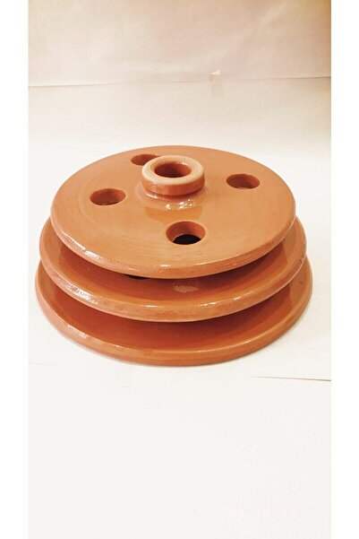 HerşeyTopraktan Sarma Taşı 3 Lü Set Mutfak Seti (Sırlı Delikli Kapak Seti )/ Dolma Taşı